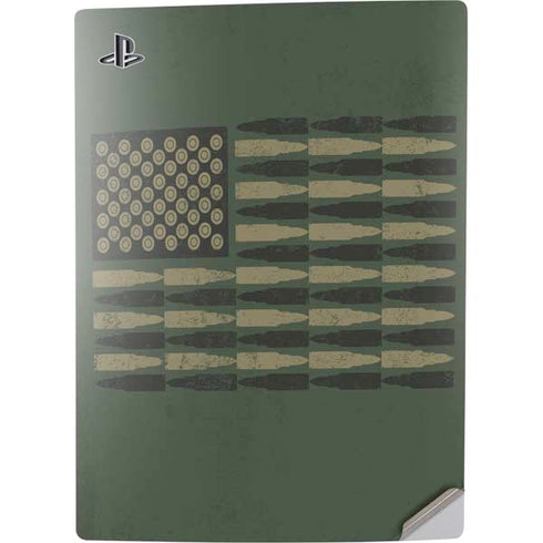 Bullet American Flag PS5 Digital Edition Console Skin
